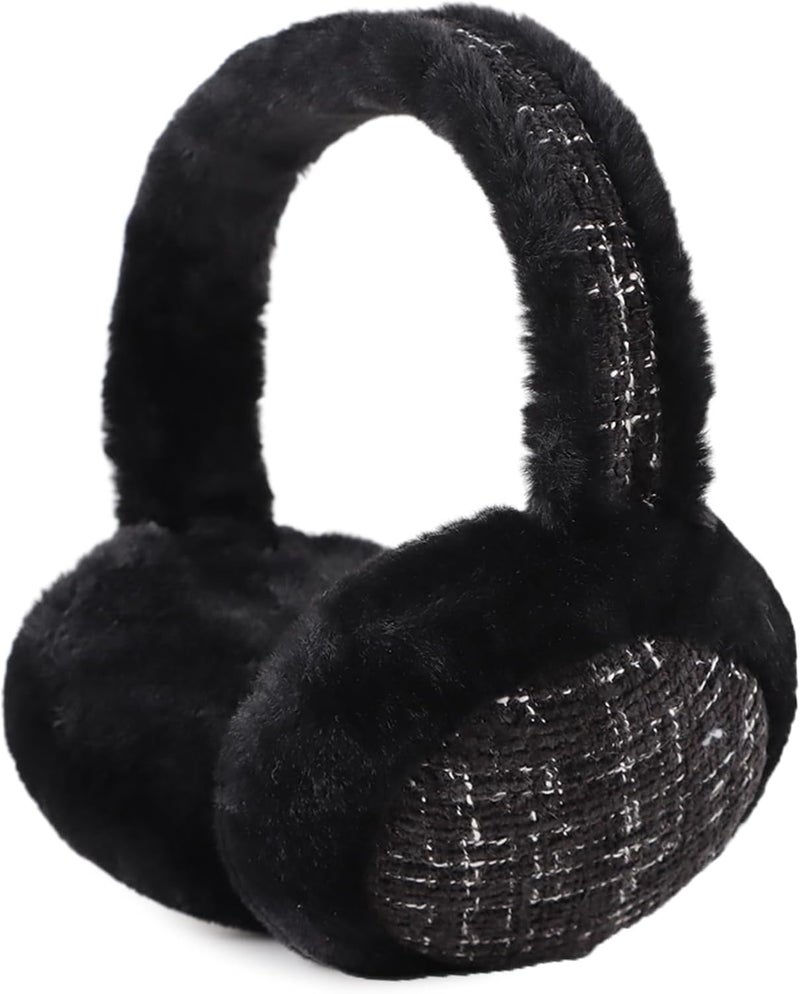 Peecabe Winter Women Earmuffs Faux Fur Girls Ear muffs Warm Unisex Kids Ear Covers Foldable Outdoor Boy Ear Warmers for Women - Image 1